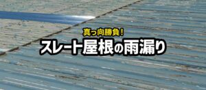 スレート屋根の倉庫で雨漏りが発生する原因とは？おすすめの修理方法とともに解説